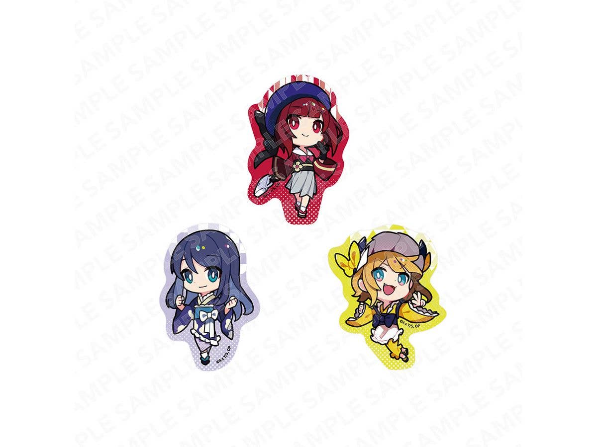 推しの子: ステッカーセット 有馬かな・黒川あかね・MEMちょ Kimono ver.