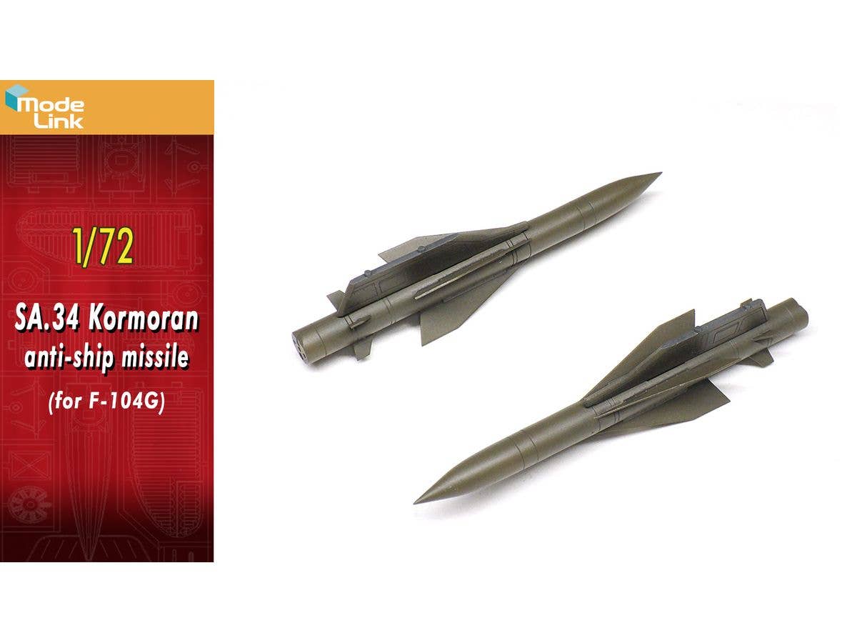 1/72 AS.34コルモラン空対艦ミサイル (for F-104G)