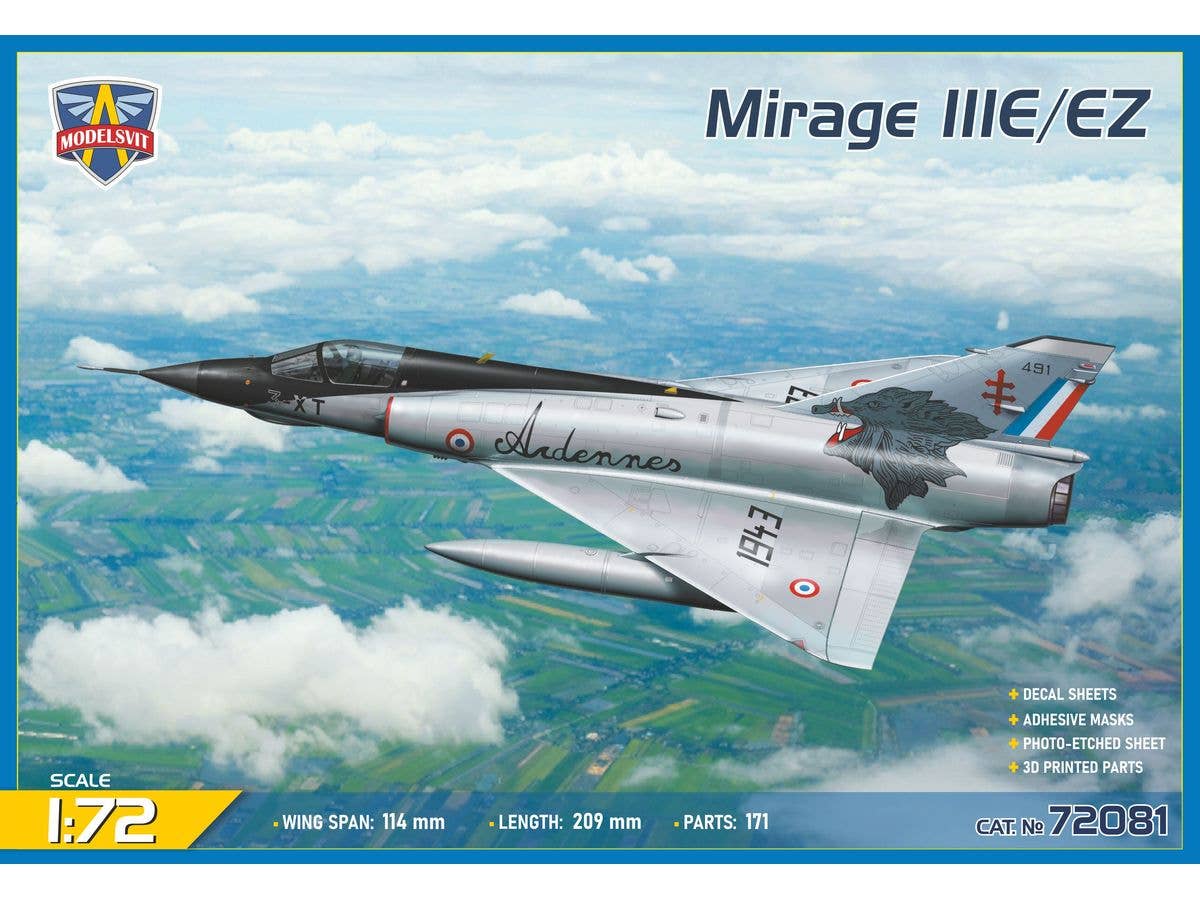 1/72 ミラージュⅢE/EZ 戦闘攻撃機