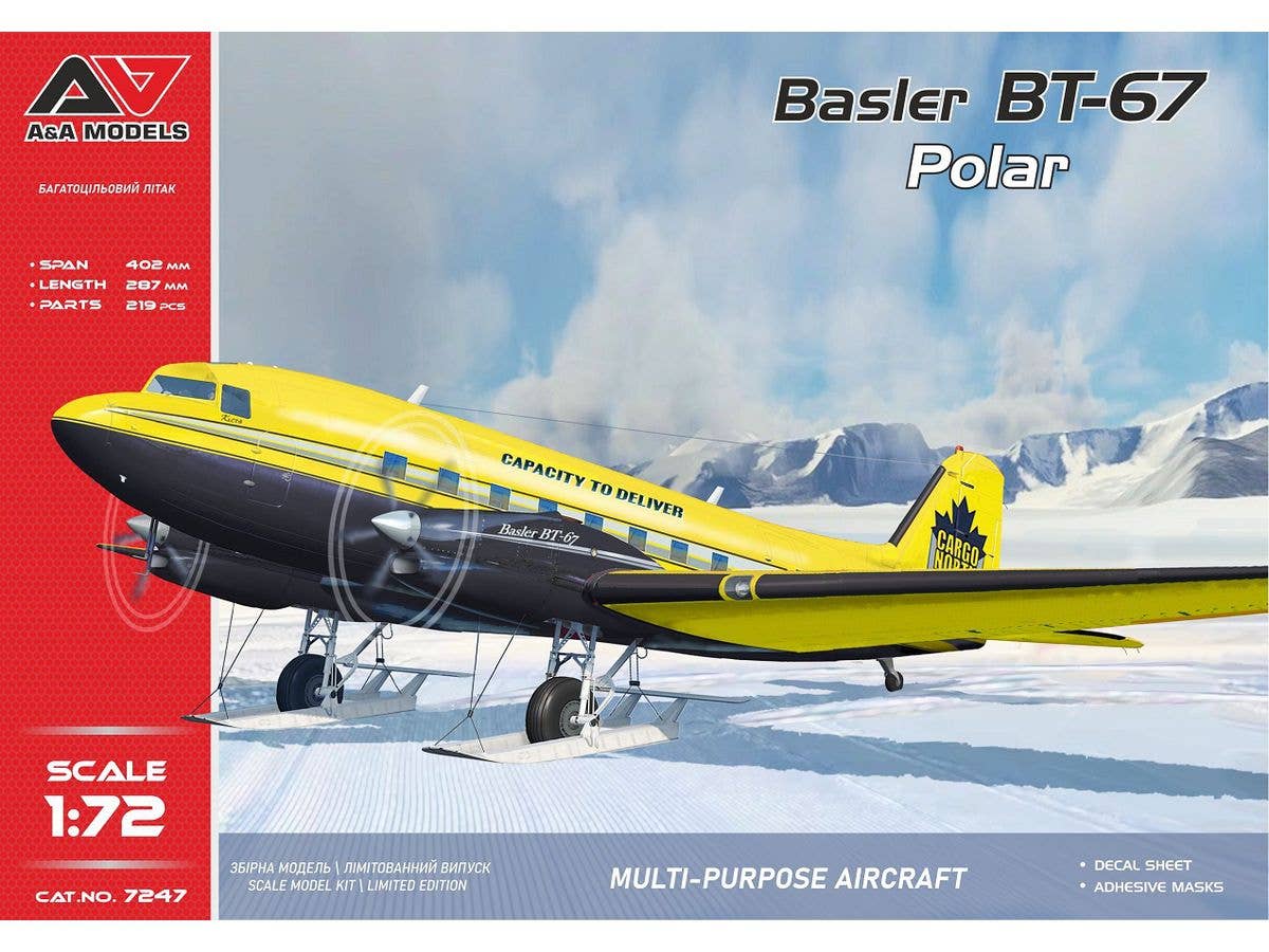 1/72 バスラー BT-67 ターボプロップ 極地探検機