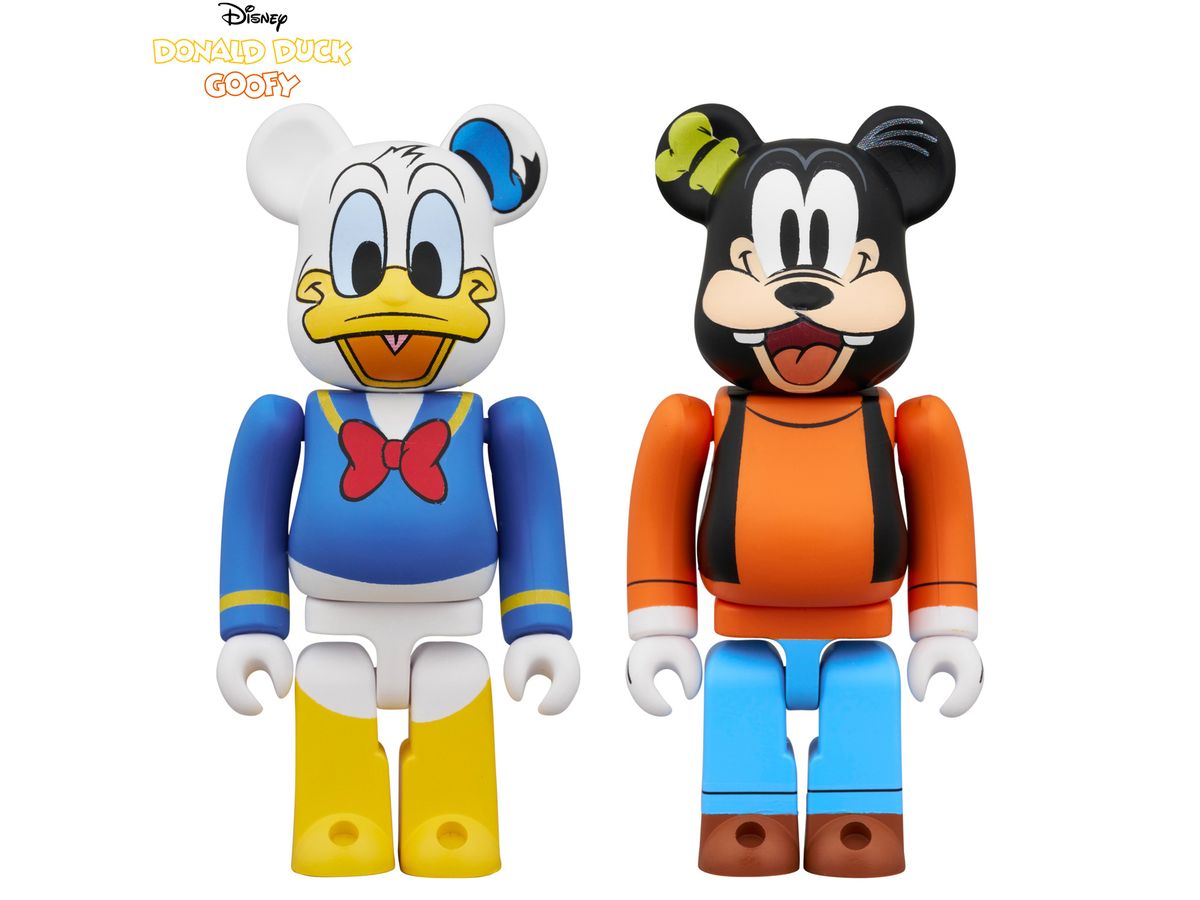BE@RBRICK DONALD DUCK & GOOFY 2PCS SET