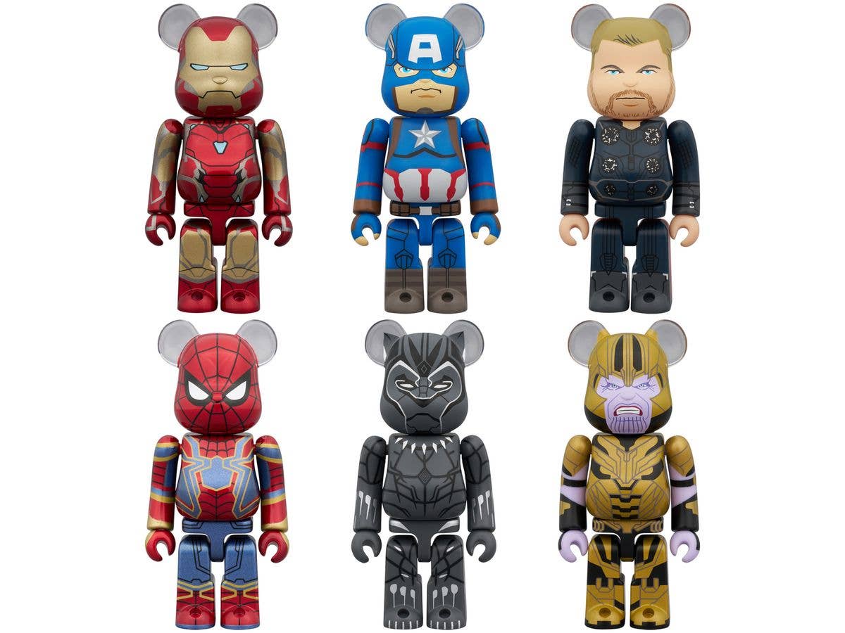 BE@RBRICK CHASE MARVEL INFINITY SAGA 1Box 12pcs