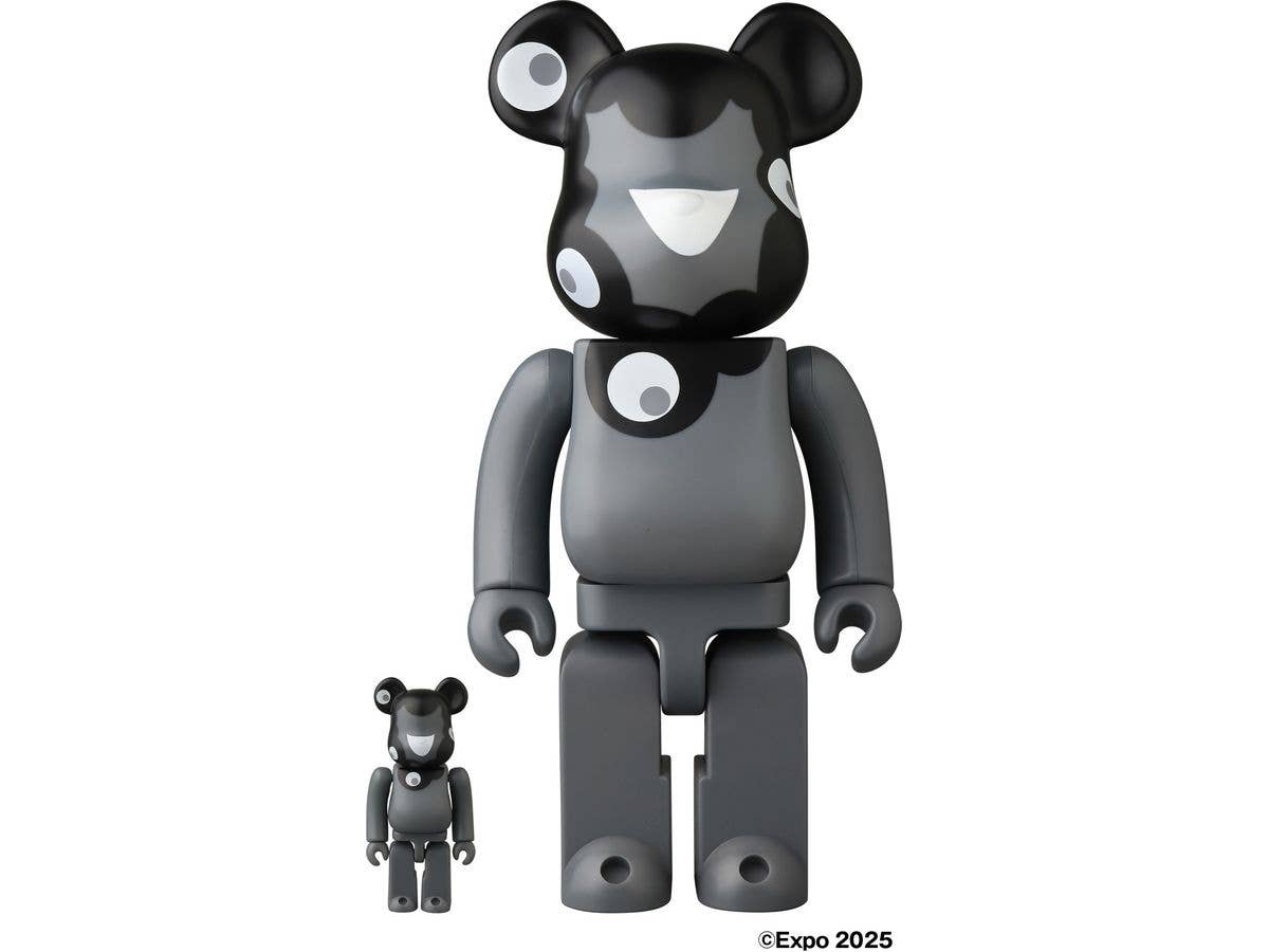 BE@RBRICK ミャクミャク (モノクロVer.) 100パーセント & 400パーセント