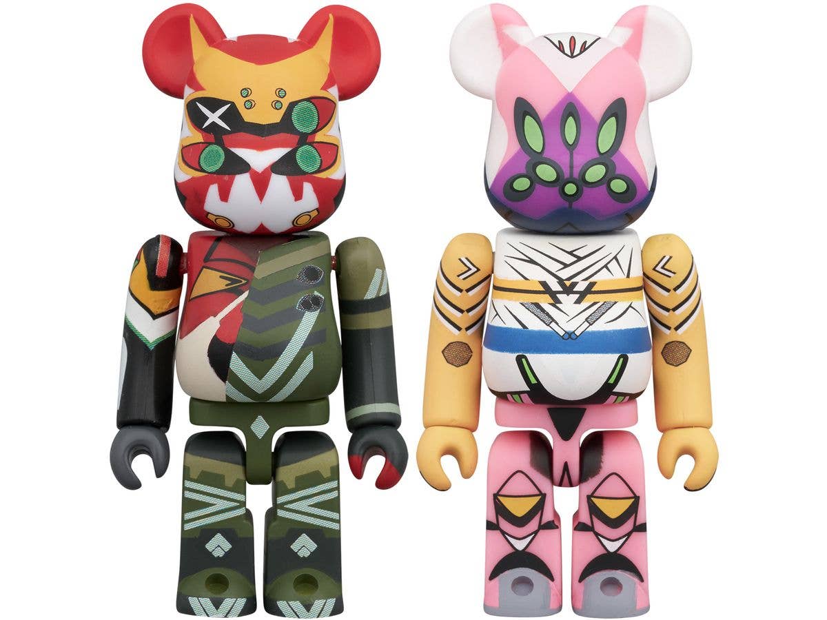 BE@RBRICK エヴァンゲリオン新2号機アルファ & エヴァンゲリオン8号機ベータ 臨時戦闘形態 100パーセント 2PCS SET