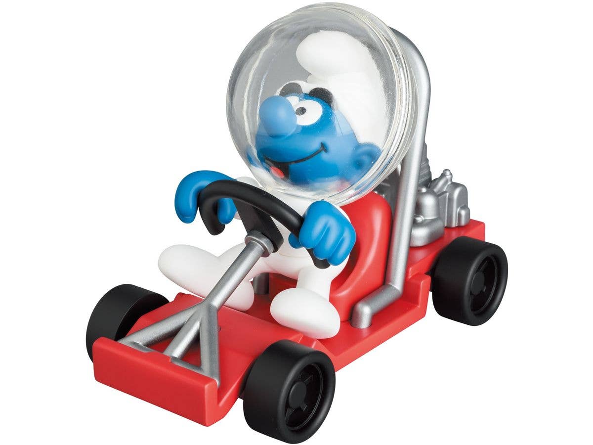UDF THE SMURFS SERIES 2 SMURF ASTRONAUT with MOON BUGGY