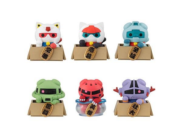 MEGA CAT PROJECT?機動戦士ガンダム?機動戦士ニャンダム LUCKYCAT 1Box 6pcs