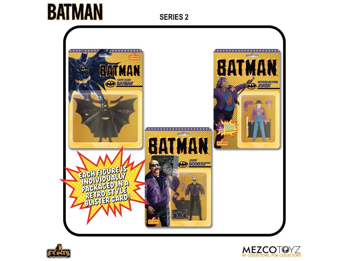 5ポイント/ バットマン 1989: 3.75インチ アクションフィギュア シリーズ2 3種セット