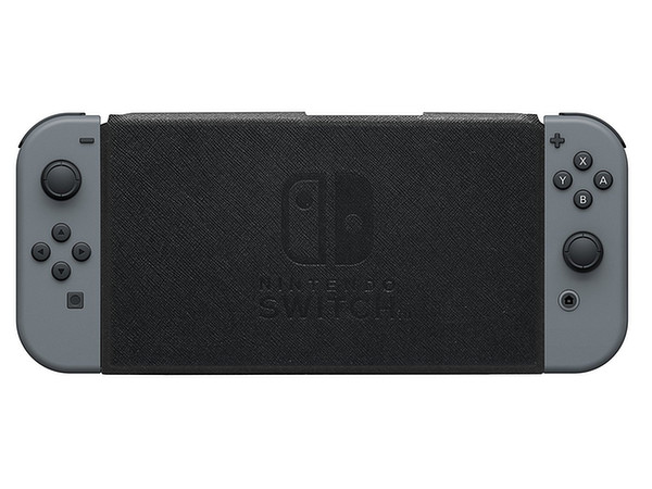 Nintendo Switch: スタンド付きカバー ブラック