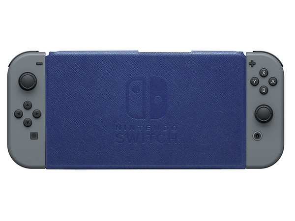 Nintendo Switch: スタンド付きカバー ブルー