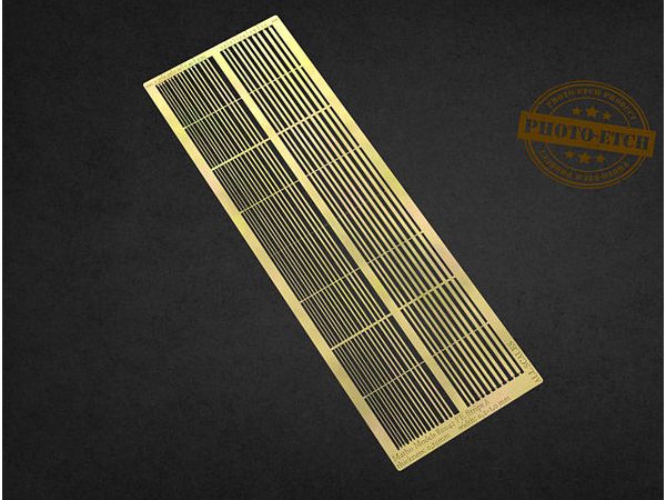 汎用 エッチング製 極薄ストリップ板A 0.2-1mm長(0.10mm厚)