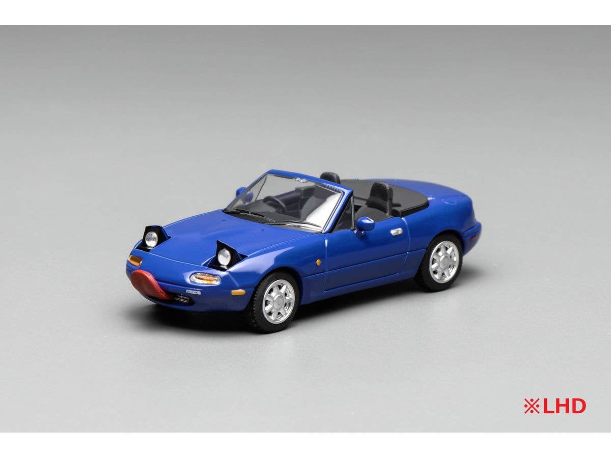 1/64 Mazda MX-5 Miata (NA) 左ハンドル Laguna Blue