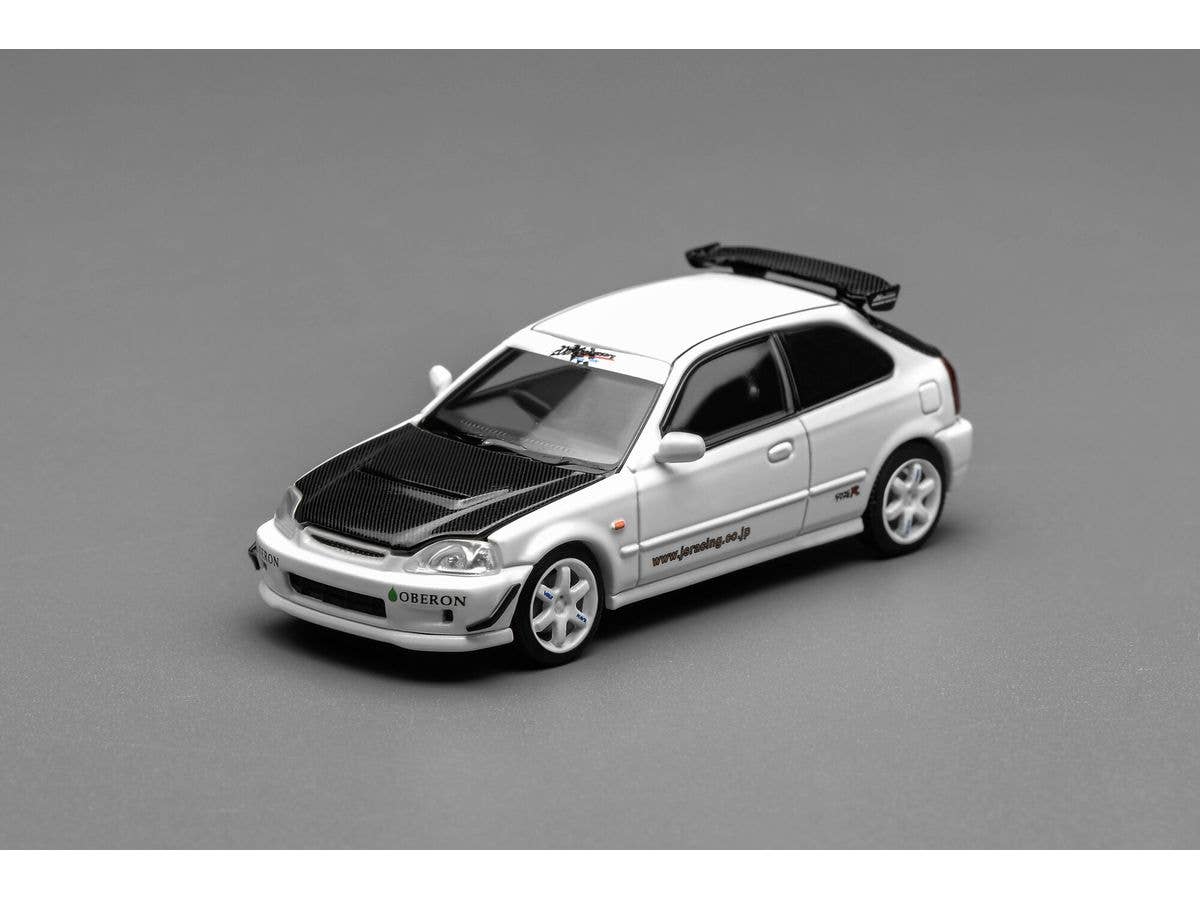 1/64 Honda Civic TYPE R (EK9) J's Racing Livery White