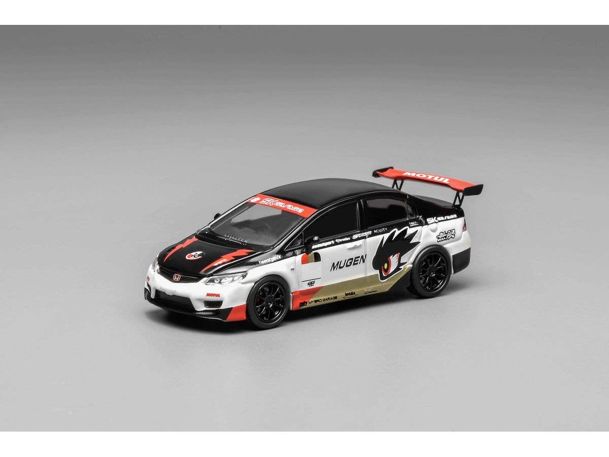 1/64 HONDA CIVIC TYPE R (FD2)MUGEN LIVERY WHITE