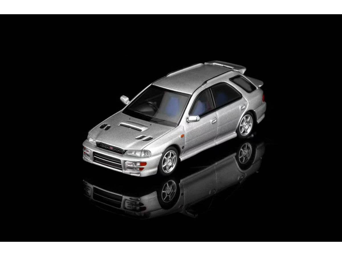 1/64 Subaru Impreza Wagon WRX Sti ver. VI Arctic Silver Metalic