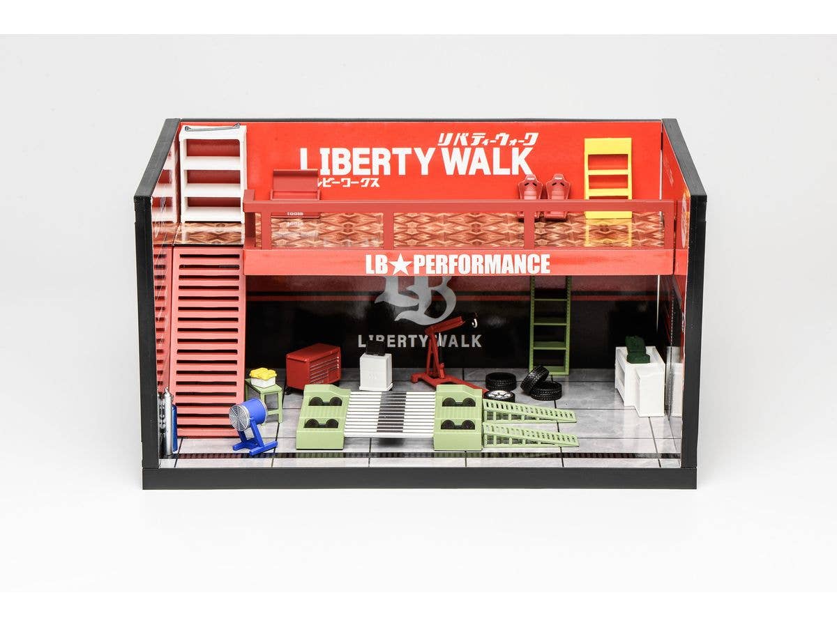 1/64 LB Theme Garage レッド