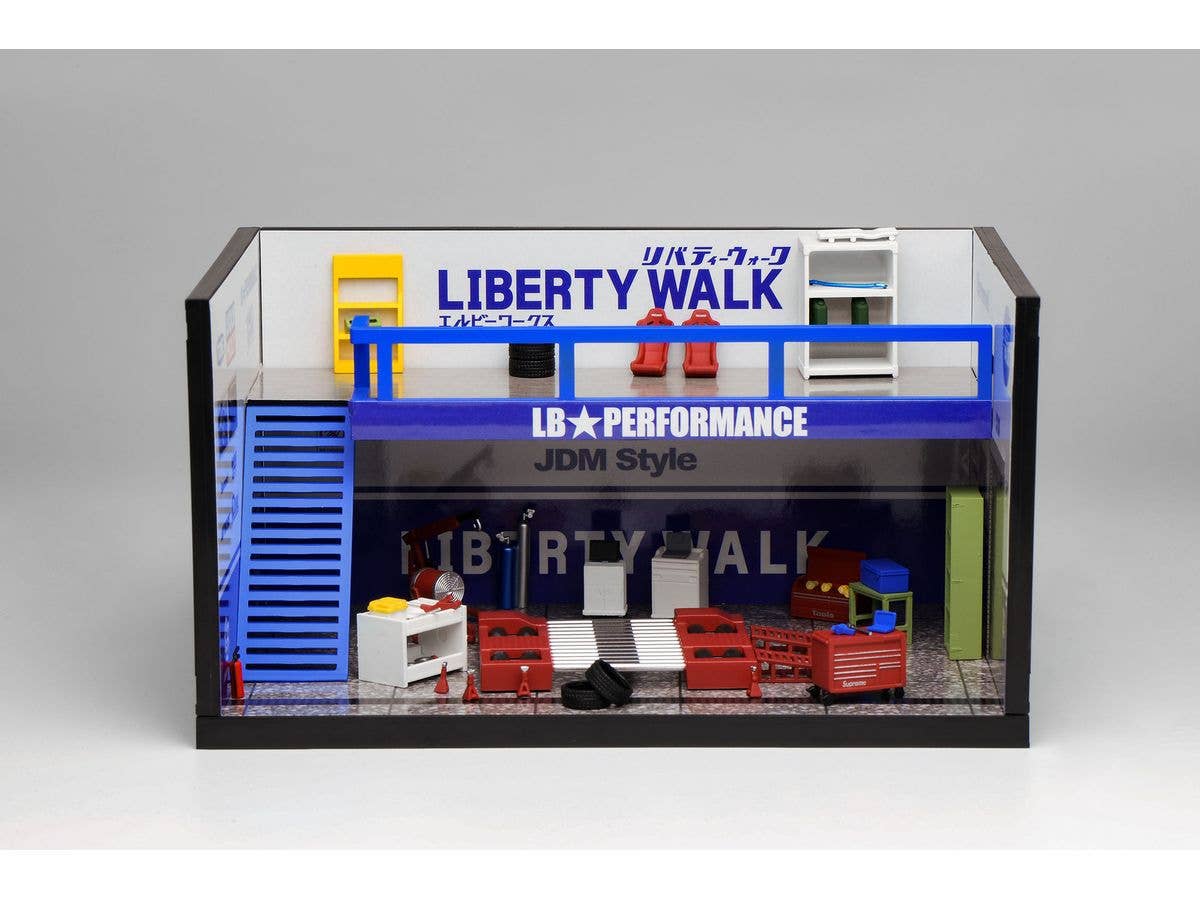 1/64 LB Theme Garage ブルー