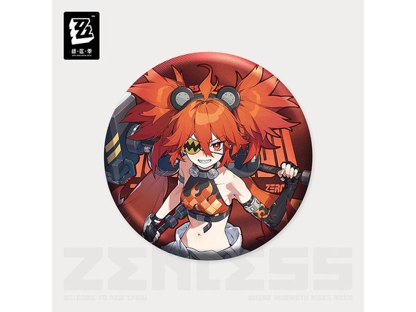 ゼンレスゾーンゼロ: 立ち絵シリーズ 白祇重工 キャラ缶バッジ クレタ