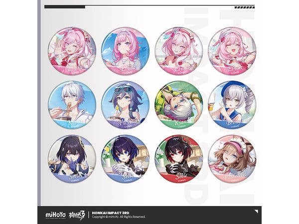 崩壊3rd: CGシリーズ トレーディング缶バッジ Vol.10 1Box 12pcs
