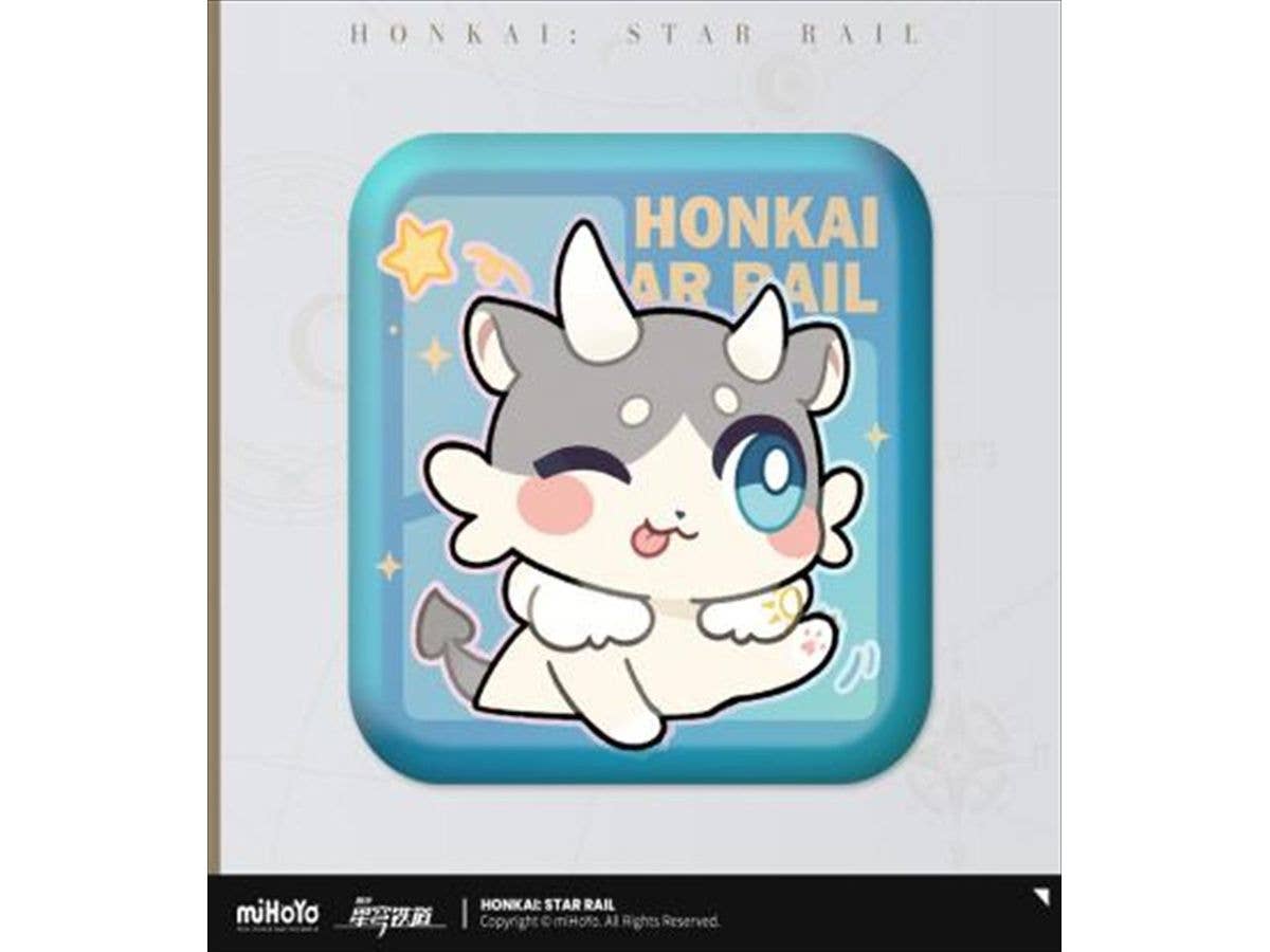 崩壊:スターレイル: パムの展覧室シリーズ スクエア缶バッジ ビーグルヤシ