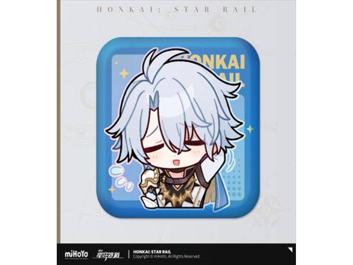 崩壊:スターレイル: パムの展覧室シリーズ スクエア缶バッジ ファイノン えへへ
