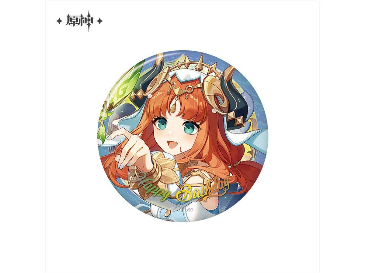 原神: 運命の日シリーズ キャラ缶バッジ ニィロウ2025Ver.