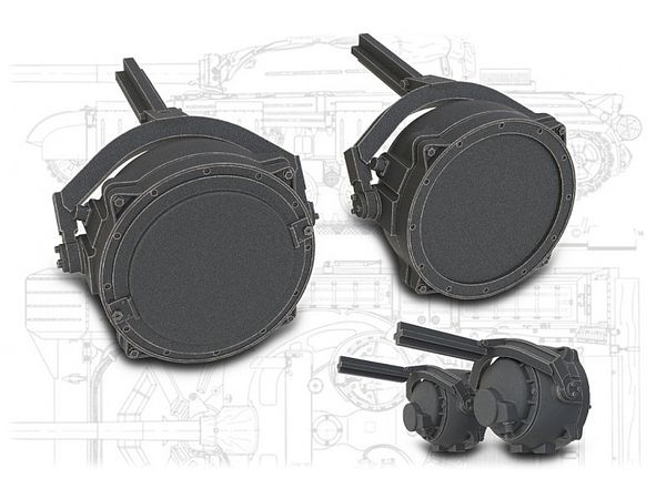 1/35 現用 露/ソ L-4GM赤外線サーチライト T-64/T-72B/T-80主力戦車用(4個入)