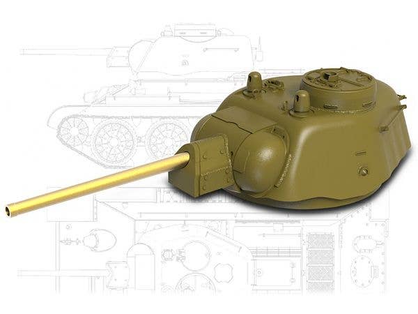 1/35 WWII 露/ソ T-34-76 フォルモチカ 砲塔 後期型 金属砲身付(ズベズダ/ドラゴン用)