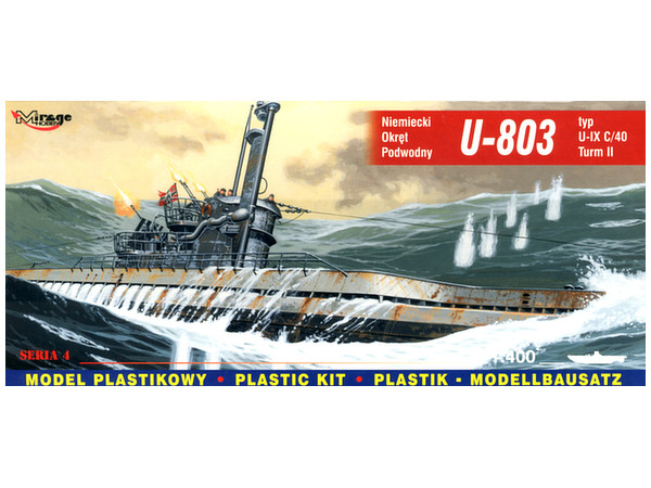 1/400 ドイツU-ボート U-803 IX C/40