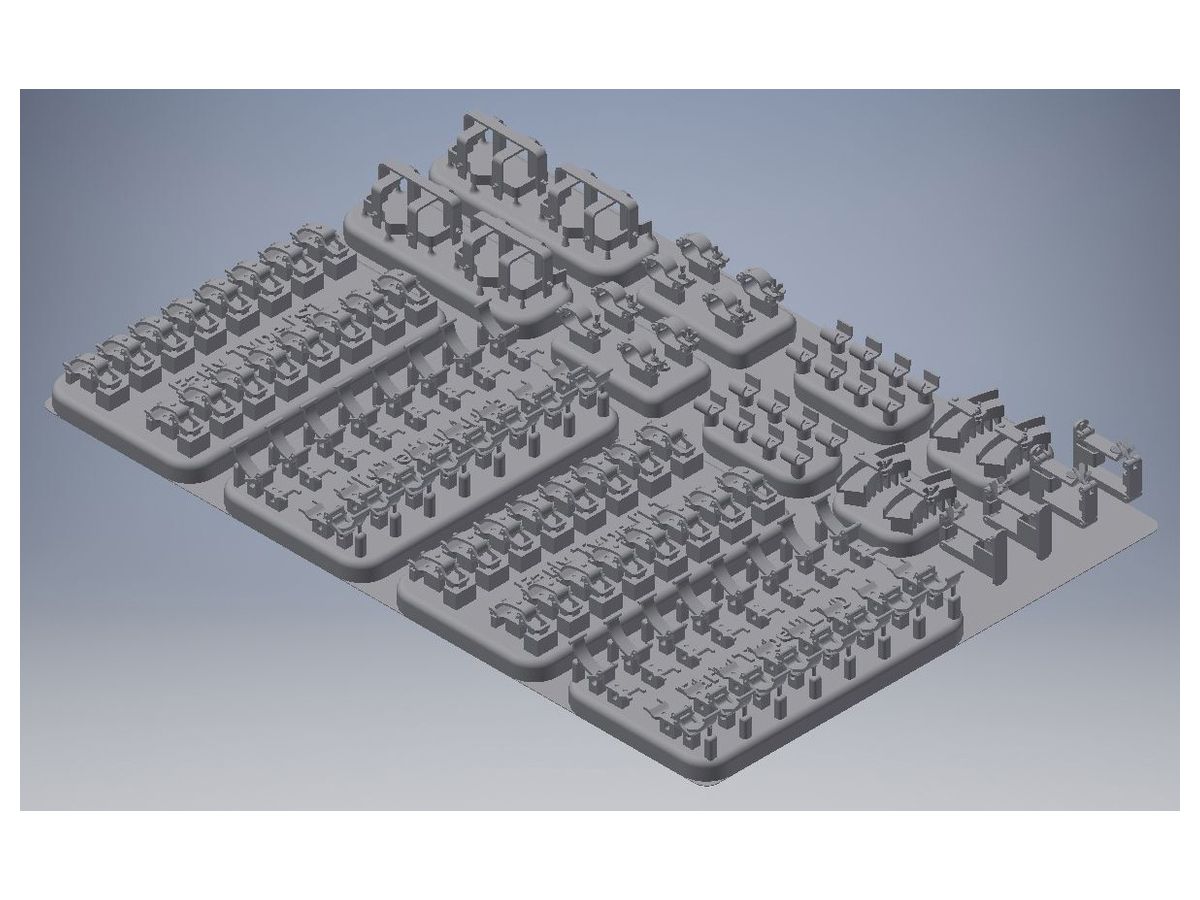 1/35 WWII 独 ドイツ III号 戦車用クランプセット