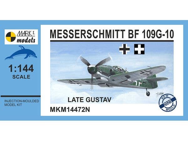 1/144 Bf109G-10 後期型グスタフ (2キット入)
