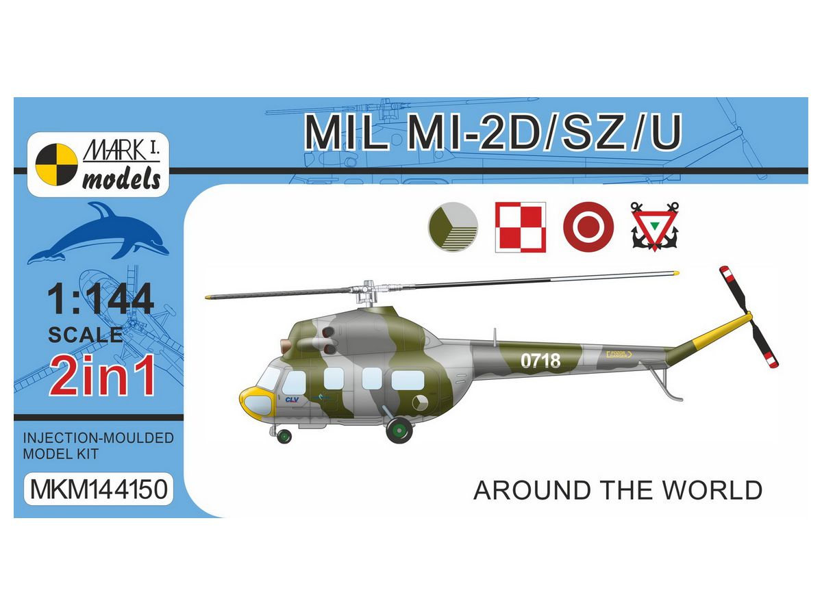 1/144 Mil Mi-2D/SZ/U 世界のMi-2 2 in 1