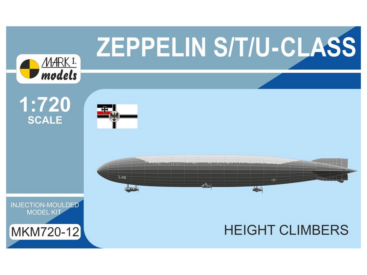 1/720 S、T & U級ツェッペリン 高高度型