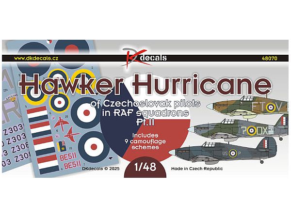 1/48 ホーカー ハリケーン 在英空軍チェコスロバキア人パイロット パート2