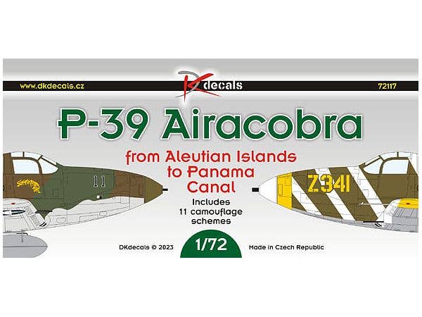 1/72 P-39 エアラコブラ 北米 & パナマデカール