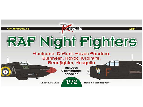 1/72 WW.II イギリス夜間戦闘機