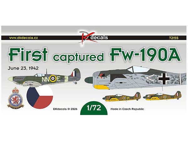1/72 Fw190A-3 初鹵獲機