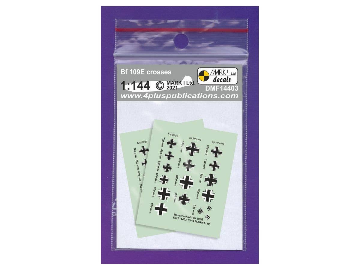 1/144 Bf109E 国籍マーク (2枚入り)