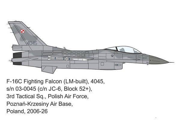 1/144 世界のF-16 パート2: ポーランド、スロバキア、ルーマニア、ウクライナ デカール