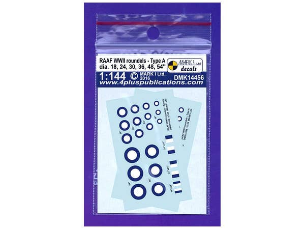 1/144 RAAF タイプAラウンデル 18,24,30,36,48,54"