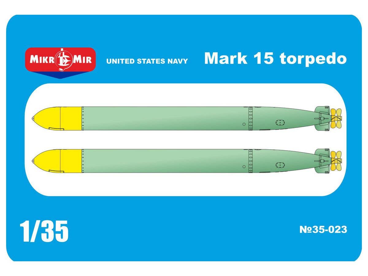 1/35 米海軍 Mk.15 水上艦用魚雷 (2個入)