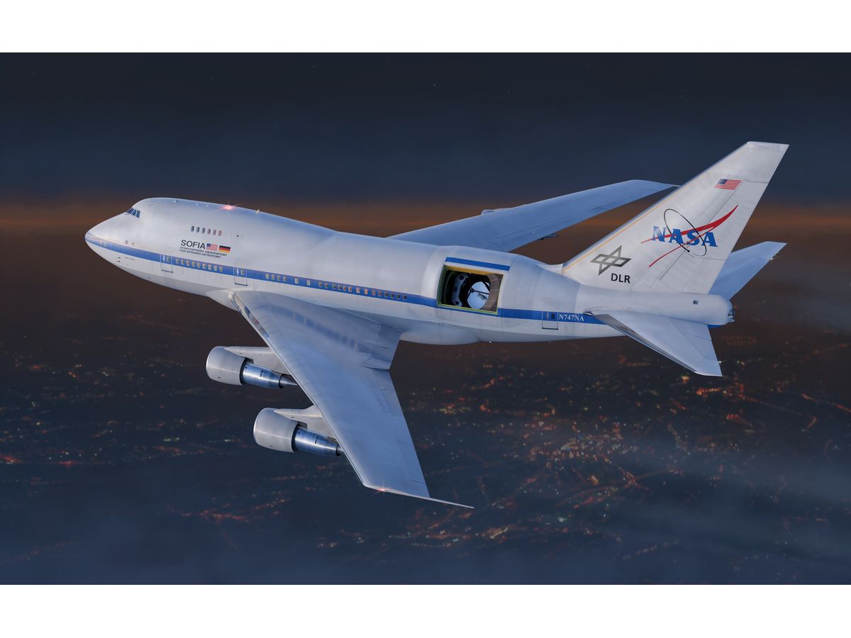 1/144 B-747SPMKR成層圏赤外線天文台 (SOFIA)