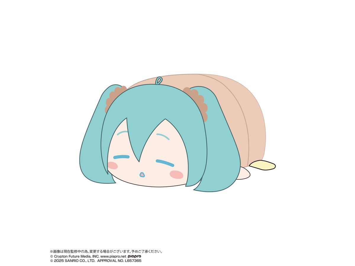 MC-25 初音ミク x シナモロール: ぽてコロマスコットBIG3C 初音ミク (おやすみ)