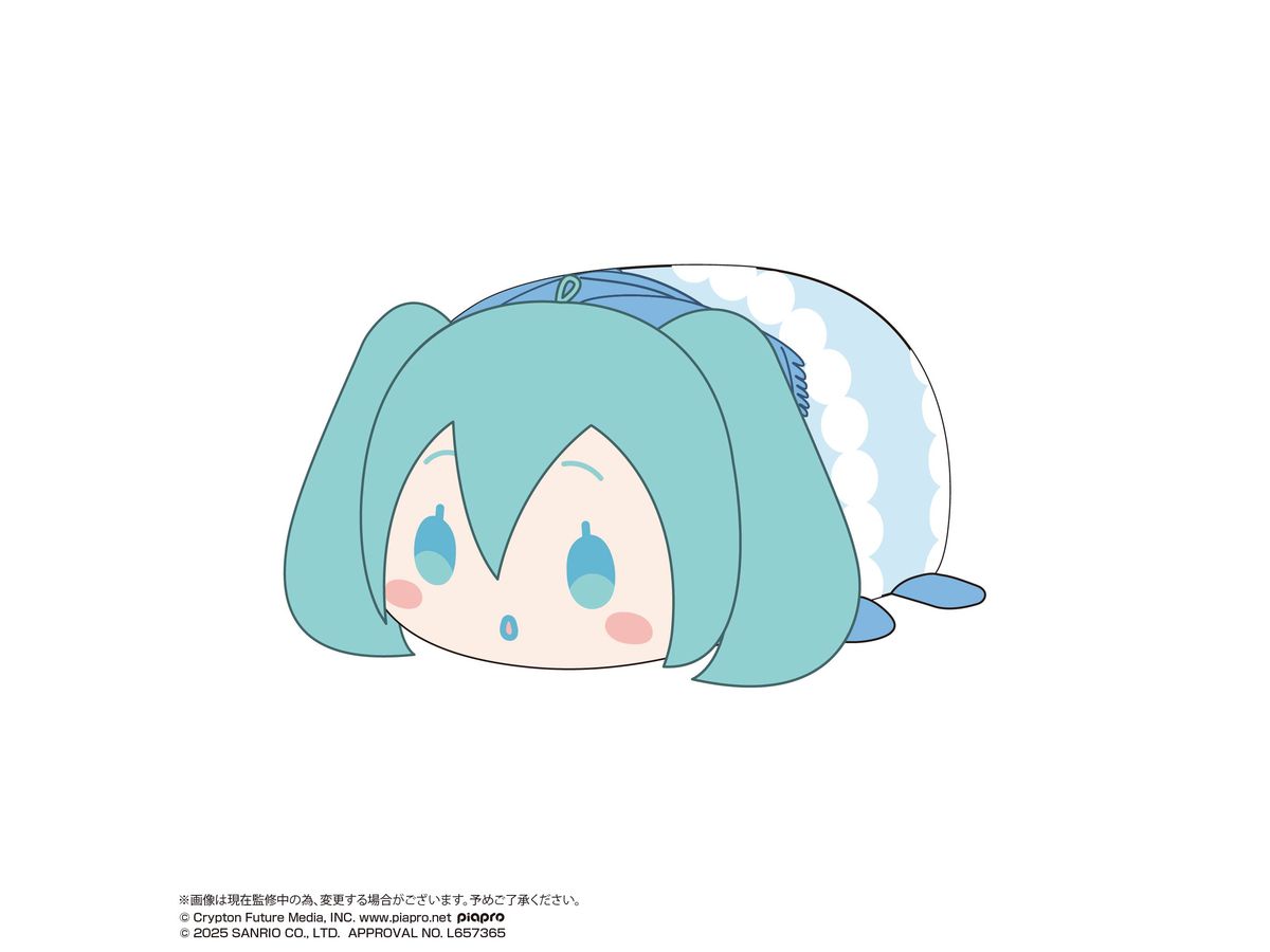 MC-25 初音ミク x シナモロール: ぽてコロマスコットBIG3E 初音ミク (マフラー)