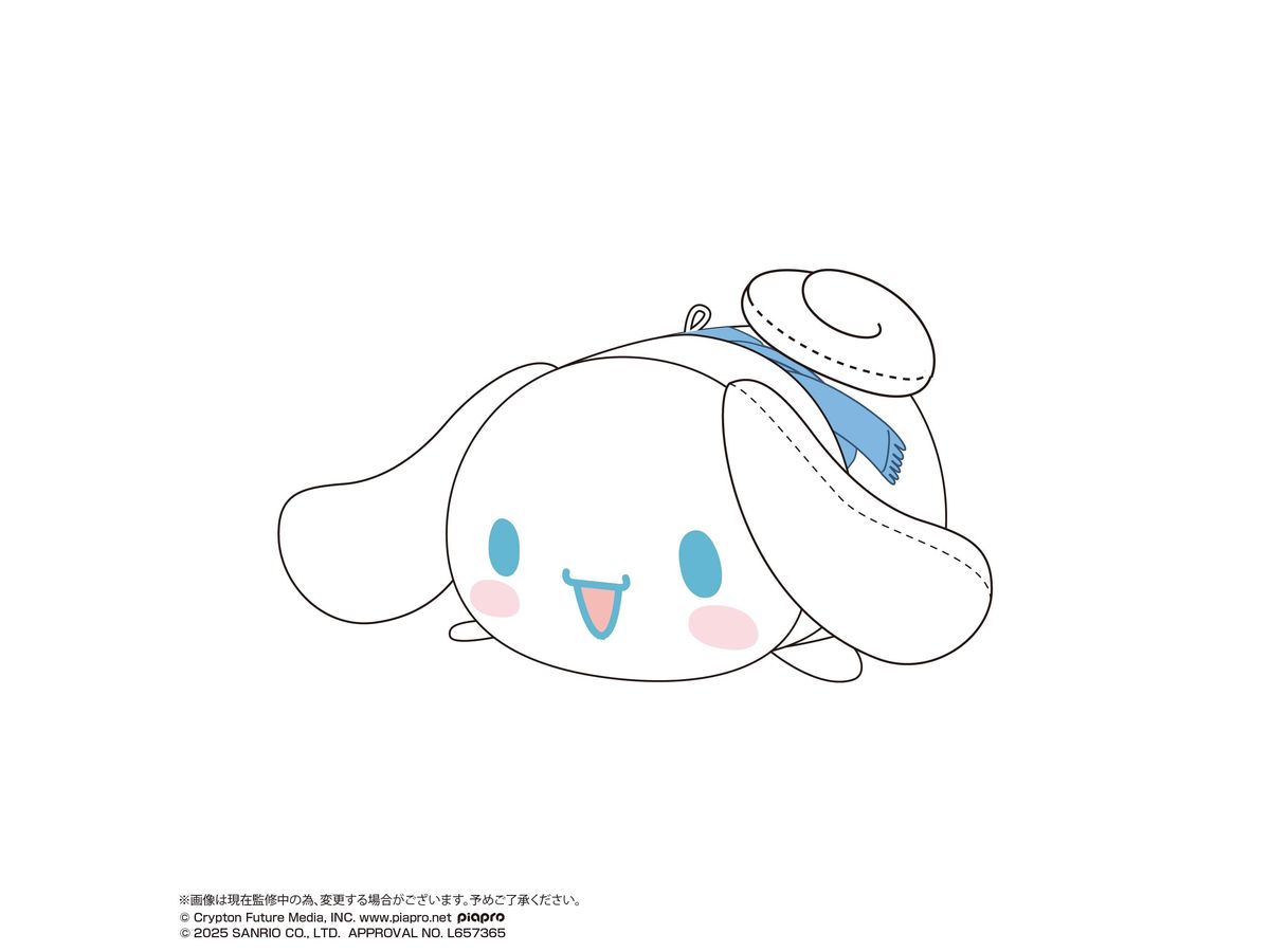 MC-25 初音ミク x シナモロール: ぽてコロマスコットBIG3F シナモロール (マフラー)