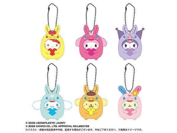 Rody x サンリオキャラクターズ: てのりんずコレクション 1Box 6pcs