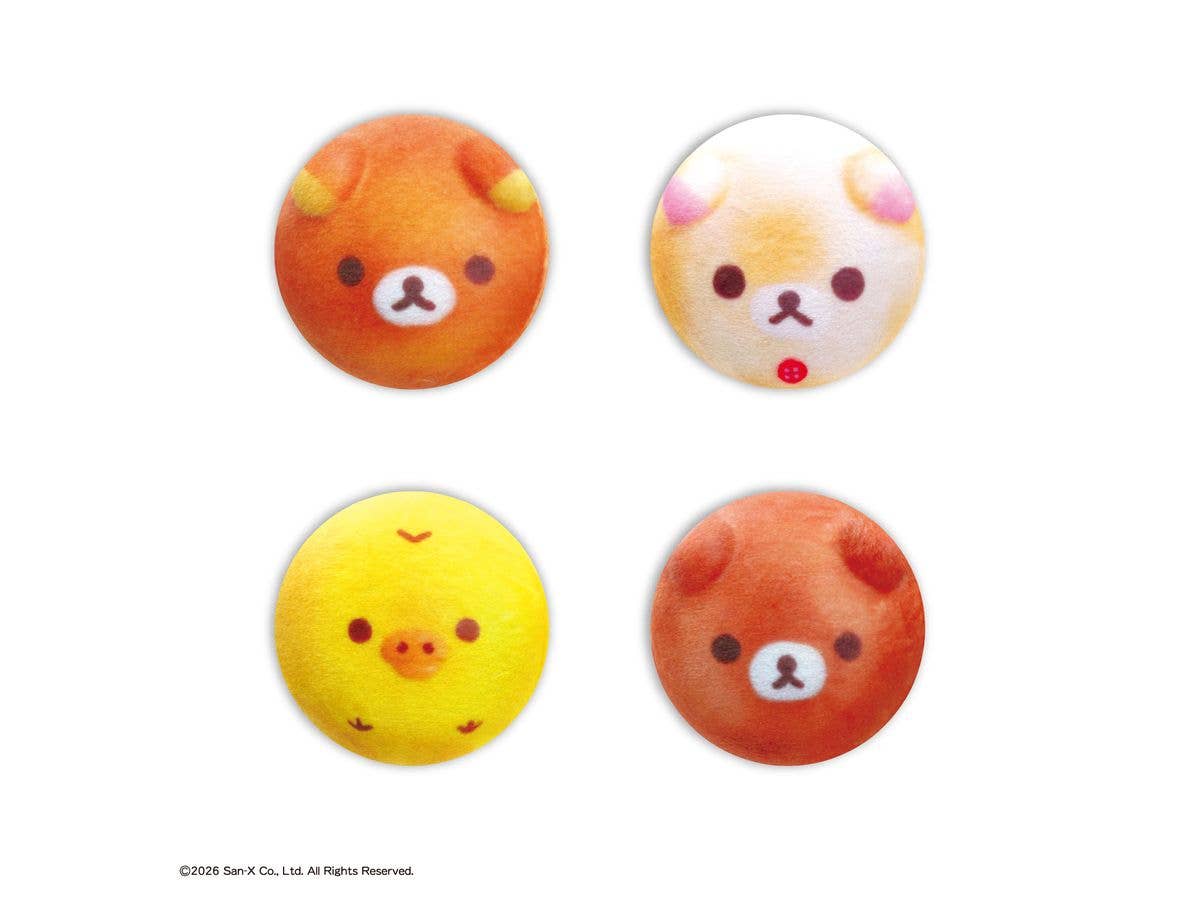 リラックマ: ちぎりパン パンバッジ 1Box 30pcs