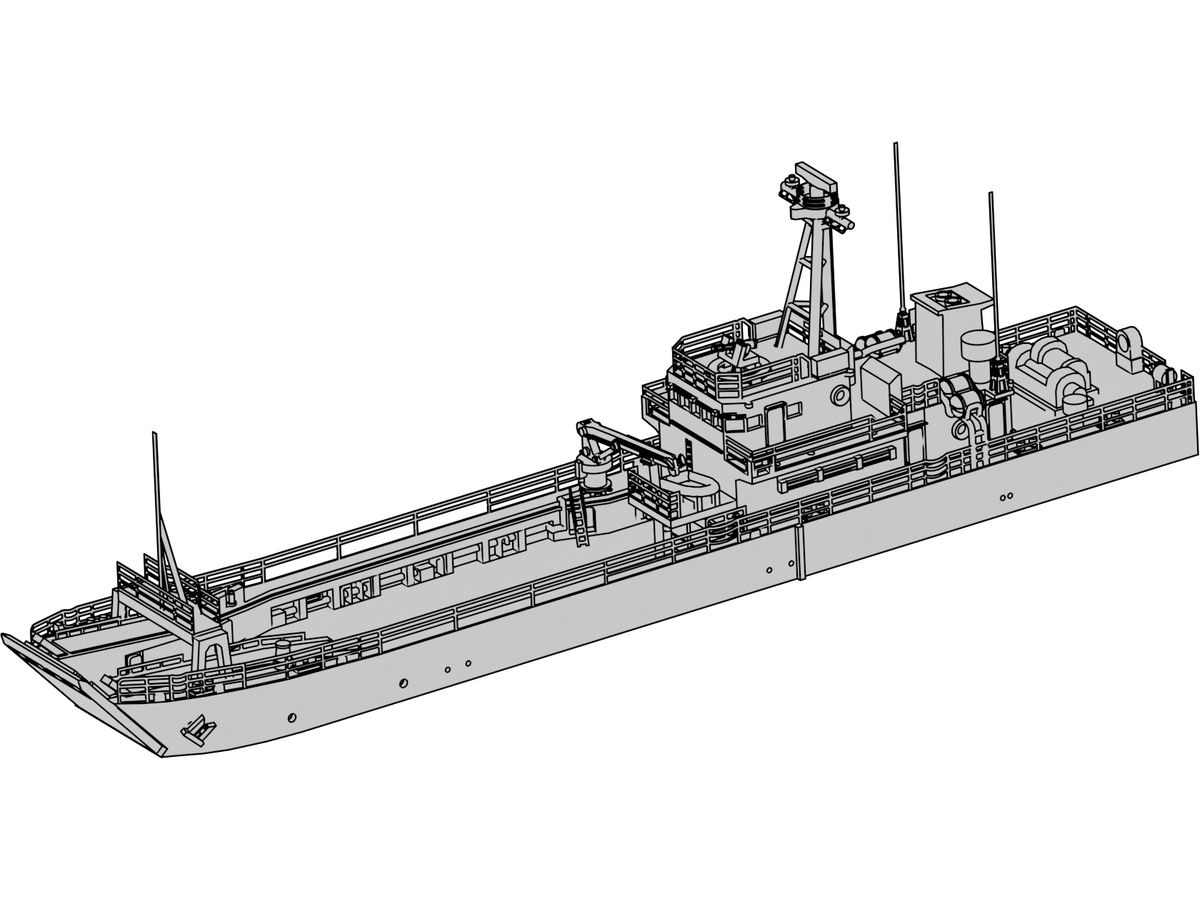 1/700 海上自衛隊 輸送艇 1号型