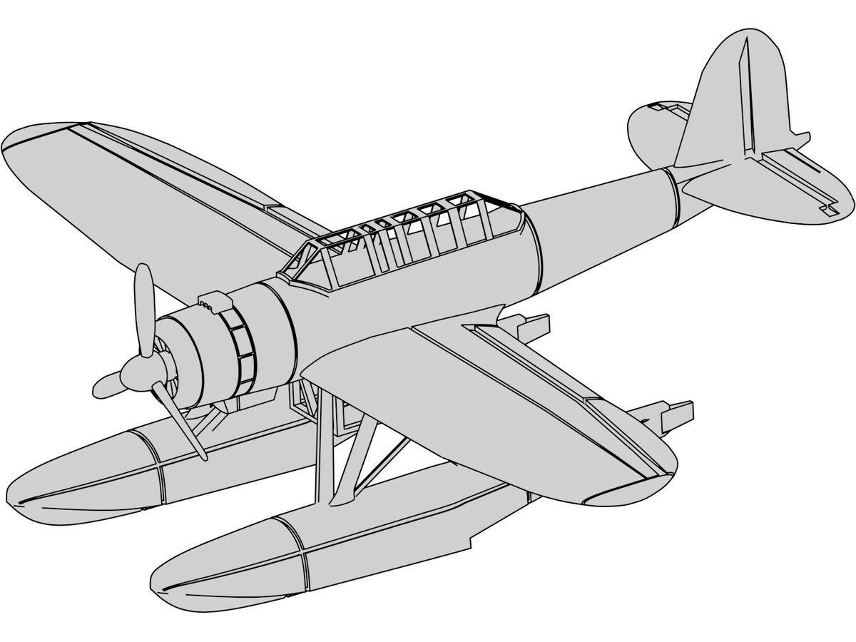 1/700 日本海軍 零式水上偵察機