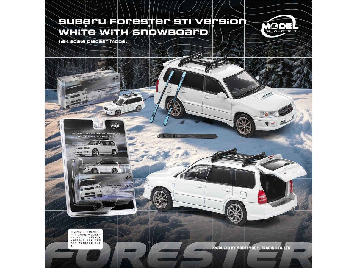 1/64 スバル・フォレスター STI Version ホワイト