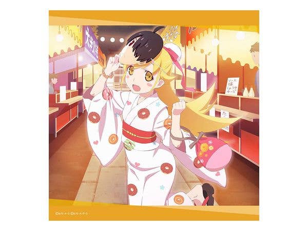 物語シリーズ ぷくぷく 忍野忍 (夏の風物詩) ハンドタオル